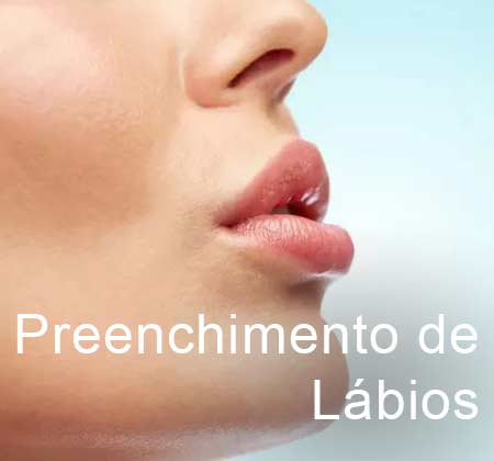preenchimento de lábios